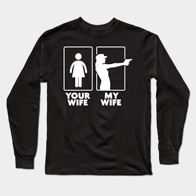 Your Wife, My Wife Long Sleeve T-Shirt by veerkun